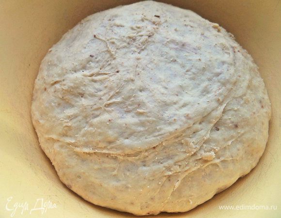 Тесто так подошло.