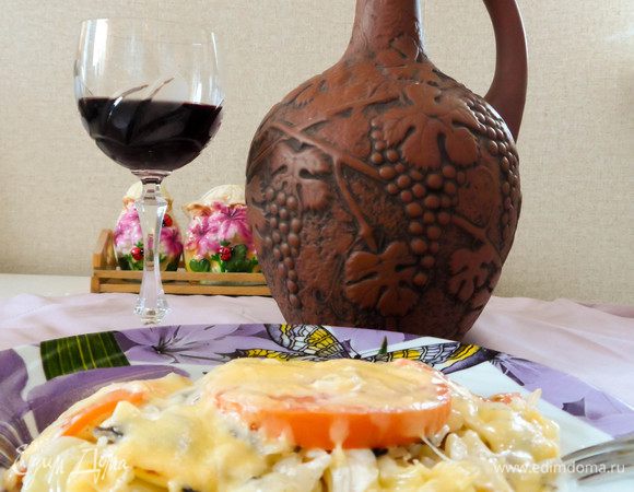 Дополните свой ужин бокалом хорошего итальянского вина. И приятного аппетита! 