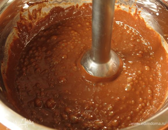 Сбиваем блендером, объединяем все компоненты.