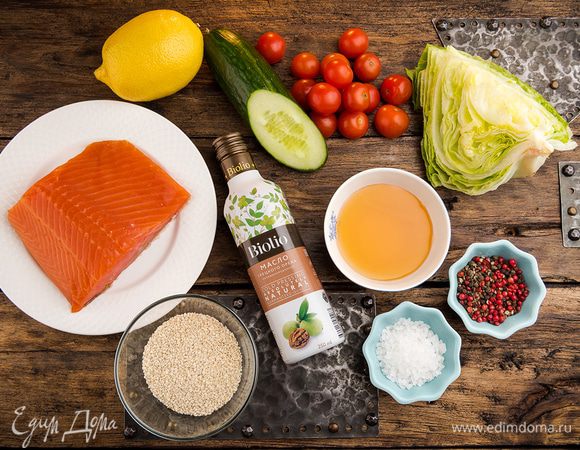 Для приготовления салата нам понадобятся следующие ингредиенты.