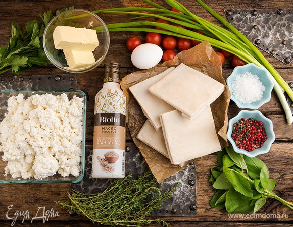 Для приготовления тарта нам понадобятся следующие ингредиенты.