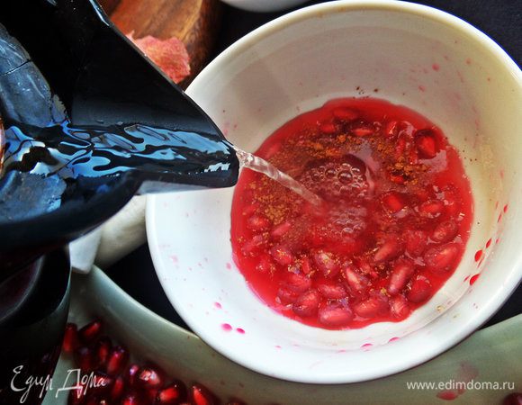 Залить имбирным настоем из термоса.