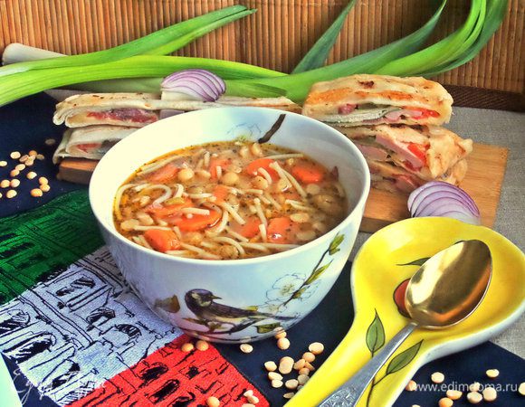 Нам суп понравился, хоть и непривычно по сочетанию.