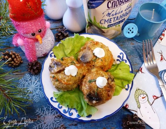 Подаем тефтели «Слободские» с майонезом ТМ «Слобода» сметанный. Он имеет мягкий деликатный вкус и приятную текстуру.