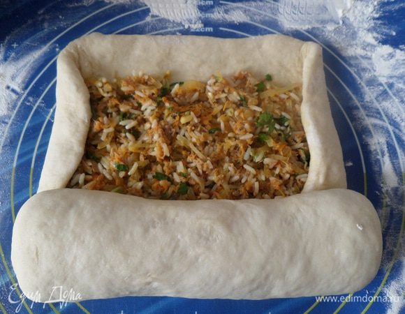 Сворачиваем рулет. 