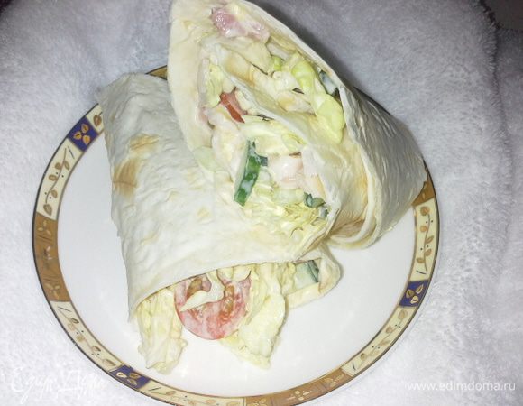 Закуска готова. Сытная, легкая и быстрого приготовления.