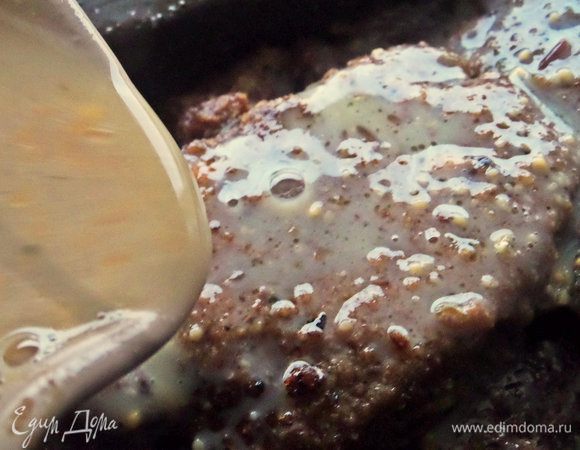 Выливаем сверху. 