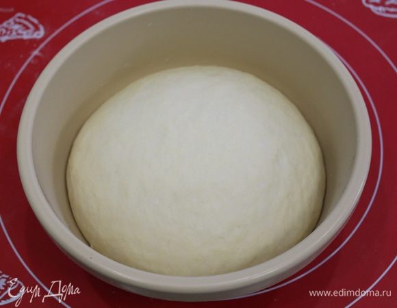 Тесто через час.