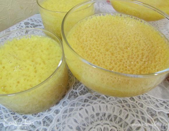 Остальной мусс я разлила по креманкам. Поставила в холодильник до застывания.