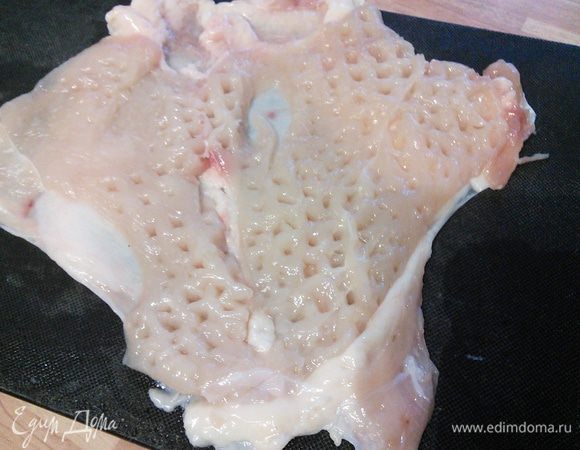 Немного отбить. 