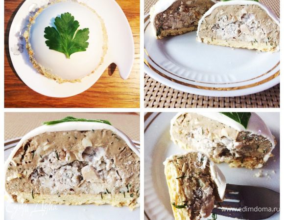Закусочное пирожное из куриной печени с сюрпризом внутри.
Приятного аппетита!
