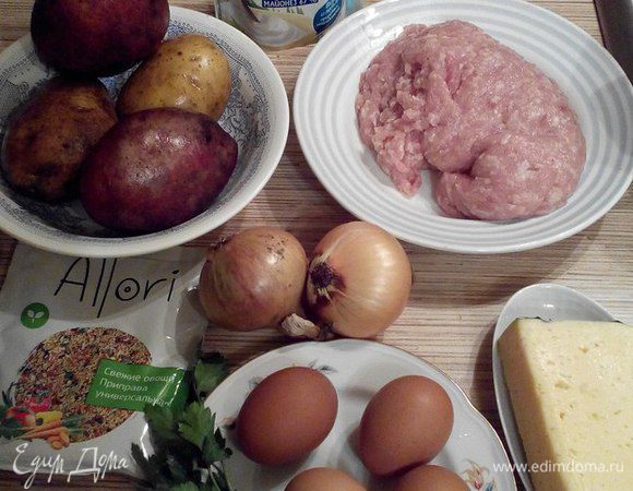 На фото представлены все ингредиенты, используемые в рецепте.