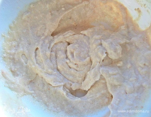 Замешиваем опару.