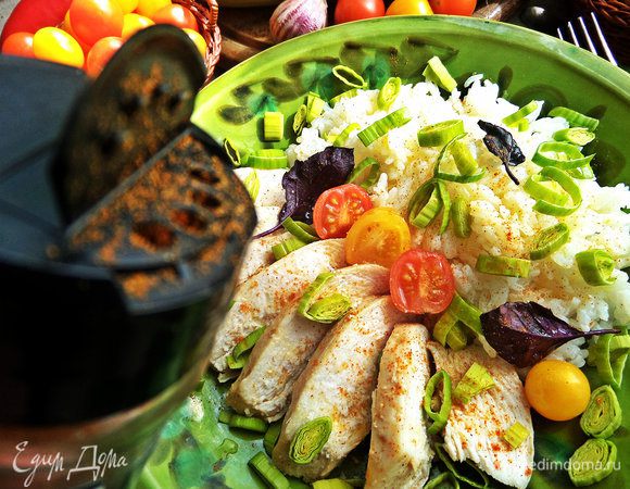 И посыпала все по заявкам кайенским перцем (можно сладкой паприкой).