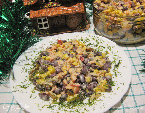 Салат готов! Приступаем к трапезе!