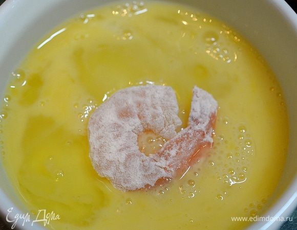 Затем в яйце.