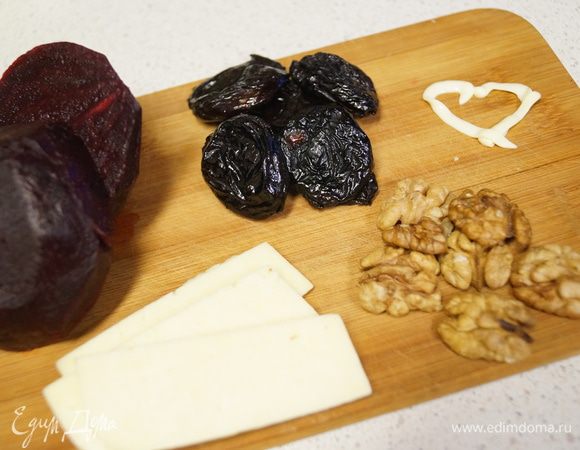 Наши ингредиенты. Свеклу нужно предварительно отварить.