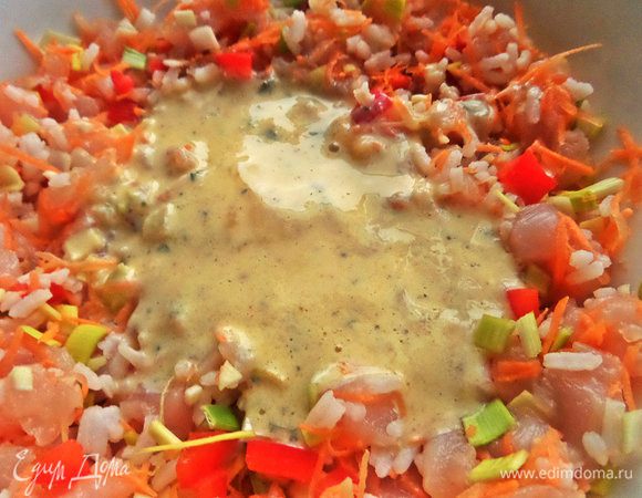 Вылить в основу.