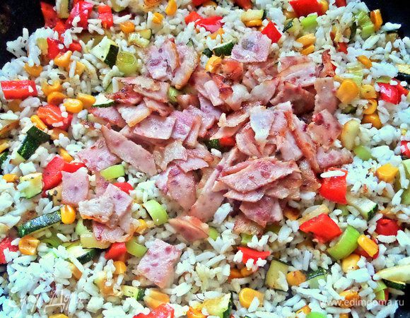 Возвращаем ветчину на место.