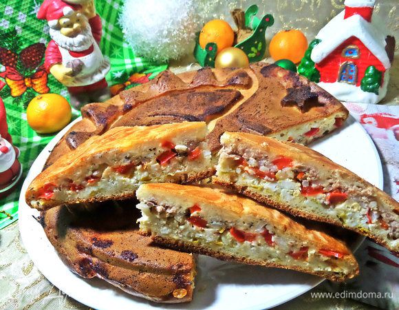 Мне нравится сочетать несладкие пироги с крепким сладким чаем, но можно и просто так перекусить.