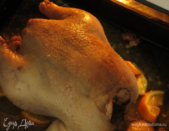 Раскрываем птицу.