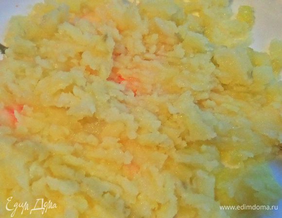 Состав №3. Картофель отварить и размять со сливочным маслом и солью.