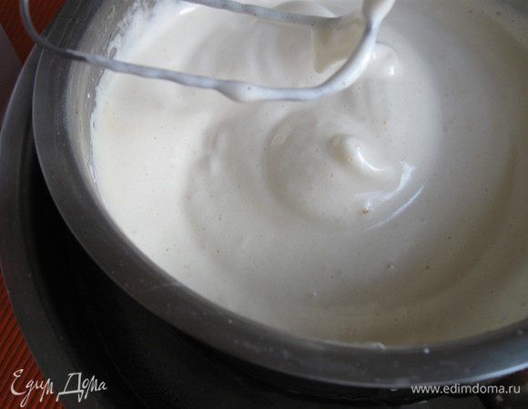 Взбить окончательно миксером.