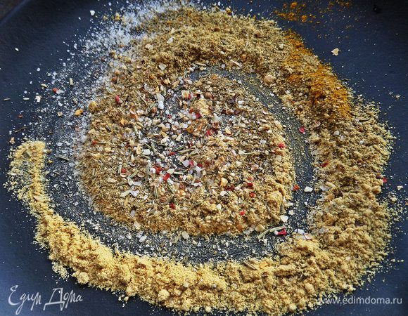 Смешиваем. Приправа: смесь для стейка пряная.