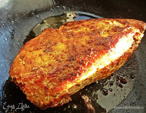 Чеснок я выбрала, чтобы не пригорел.