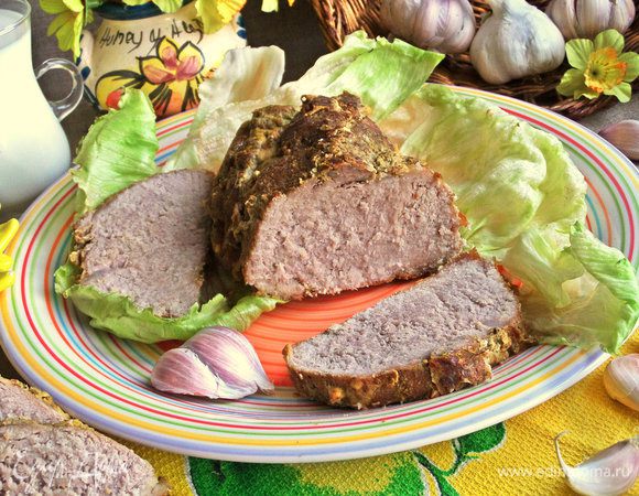 Ароматное мяско получилось и очень мягкое. Прямо парное.