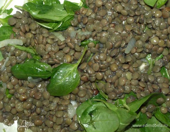 Добавить чечевицу.