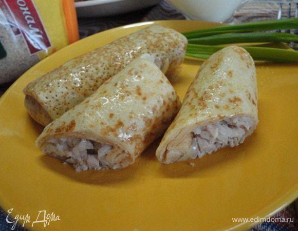 Подаем с растопленным сливочным маслом или сметаной.