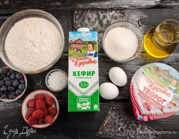 Для приготовления оладий нам понадобятся следующие ингредиенты.