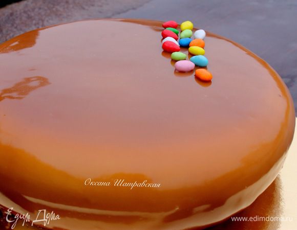 Вот такой торт у меня получился. :)