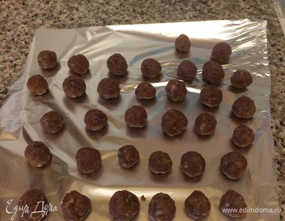 Сформировать тефтельки.