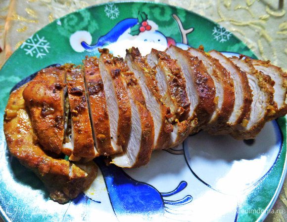 Нарезаем на порции.