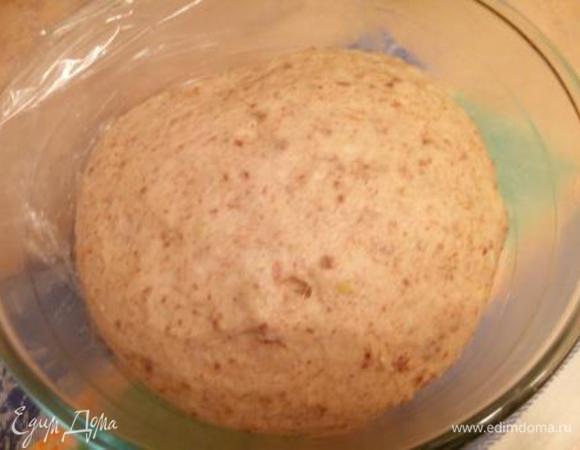 Вот такое через 1,5 часа наше тесто.