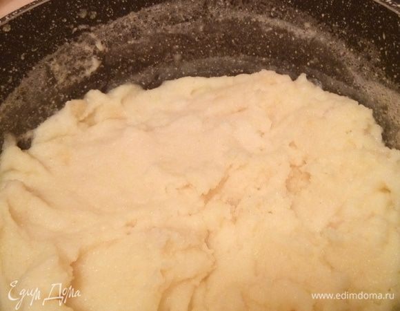 Вот такая густая каша получается. 