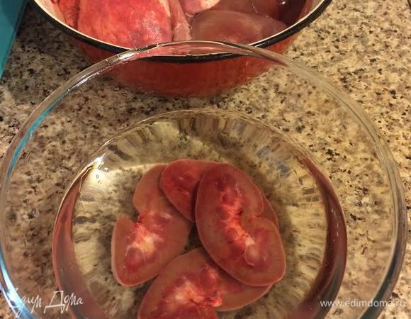 И замочить в подсоленной воде на 30 — 40 минут.