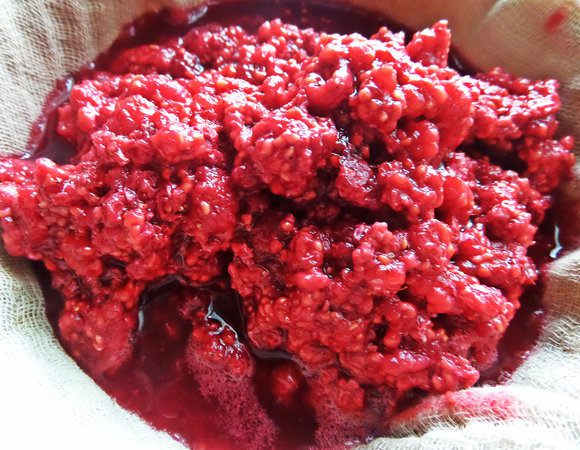 Отжать через двойную марлю.