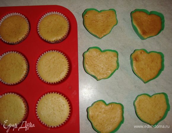 Кексы остудить.