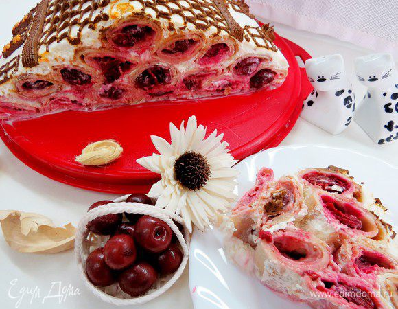 Вот такой домик внутри. 