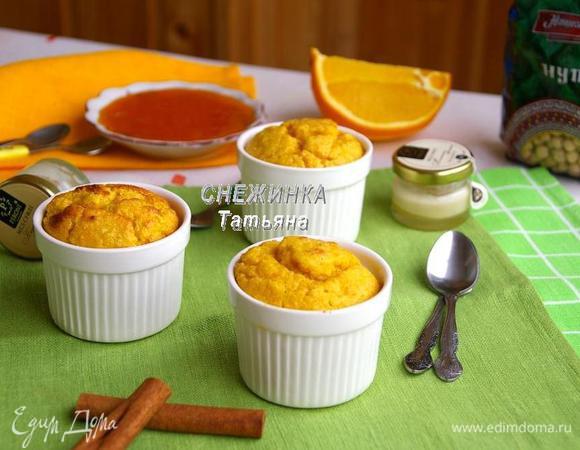 Немножко даем «отойти» от духовки и подаем. Я слегка присыпала корицей, мы ее очень любим! :)