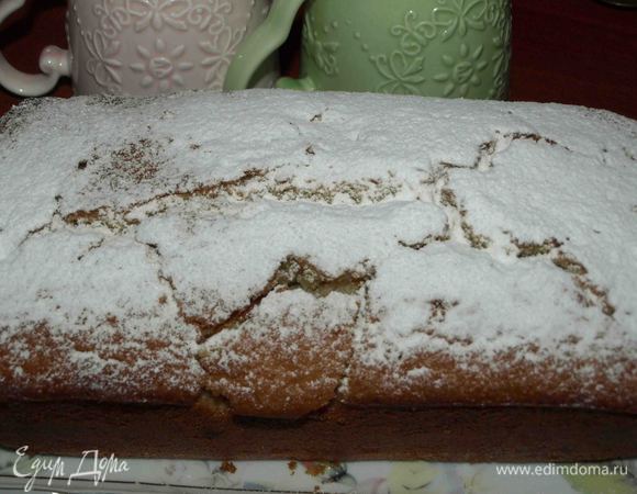 Посыпаем сахарной пудрой.