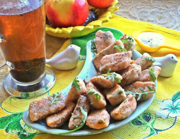 Вкусно запивать крепким чаем.