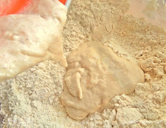 Перелить закваску.