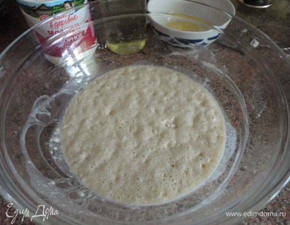 Опара подошла.