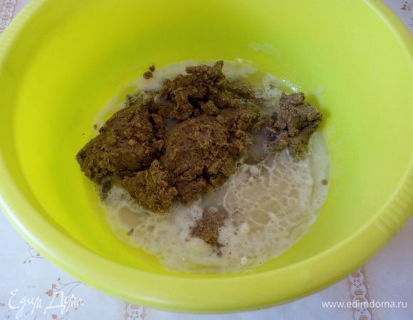 Добавляем измельченную чечевицу. 