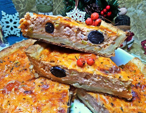 Нарезать на порции.