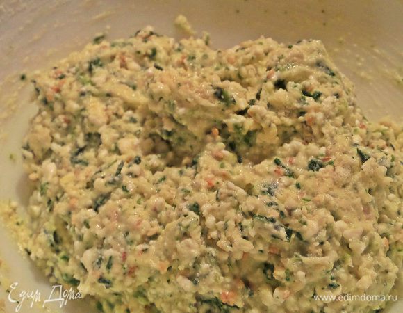 Тщательно смешать массу.